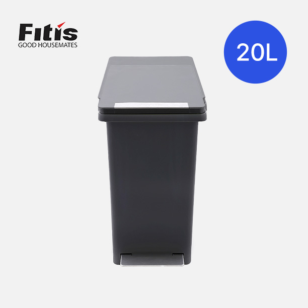 Thùng Rác nhựa Fitis Compact X 20L - Xám Xám - PPL1-906